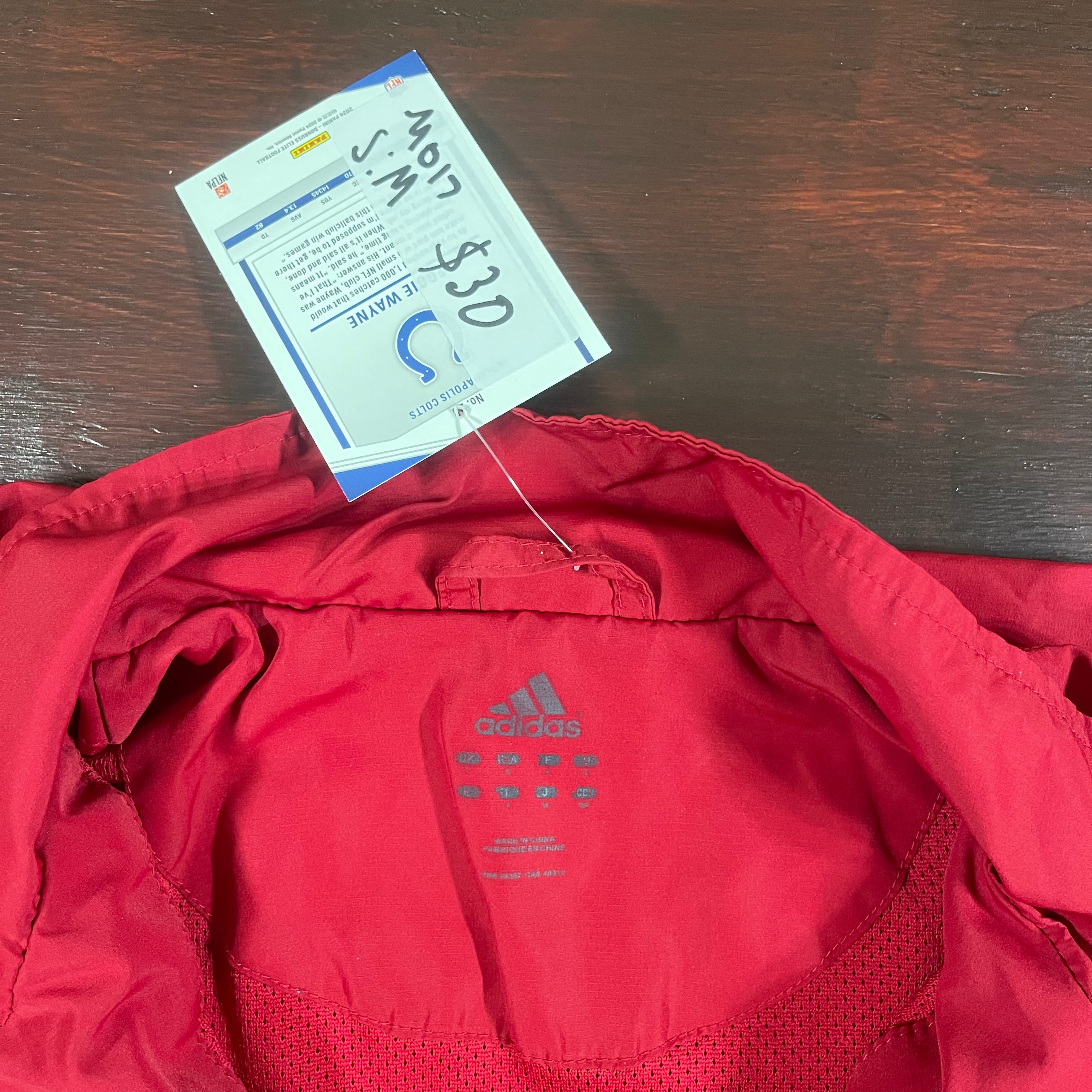 Hoosiers Adidas Windbreaker