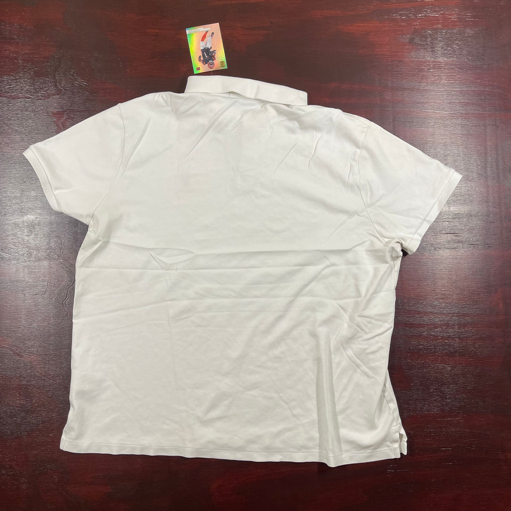 Ralph Lauren White polo with color logo