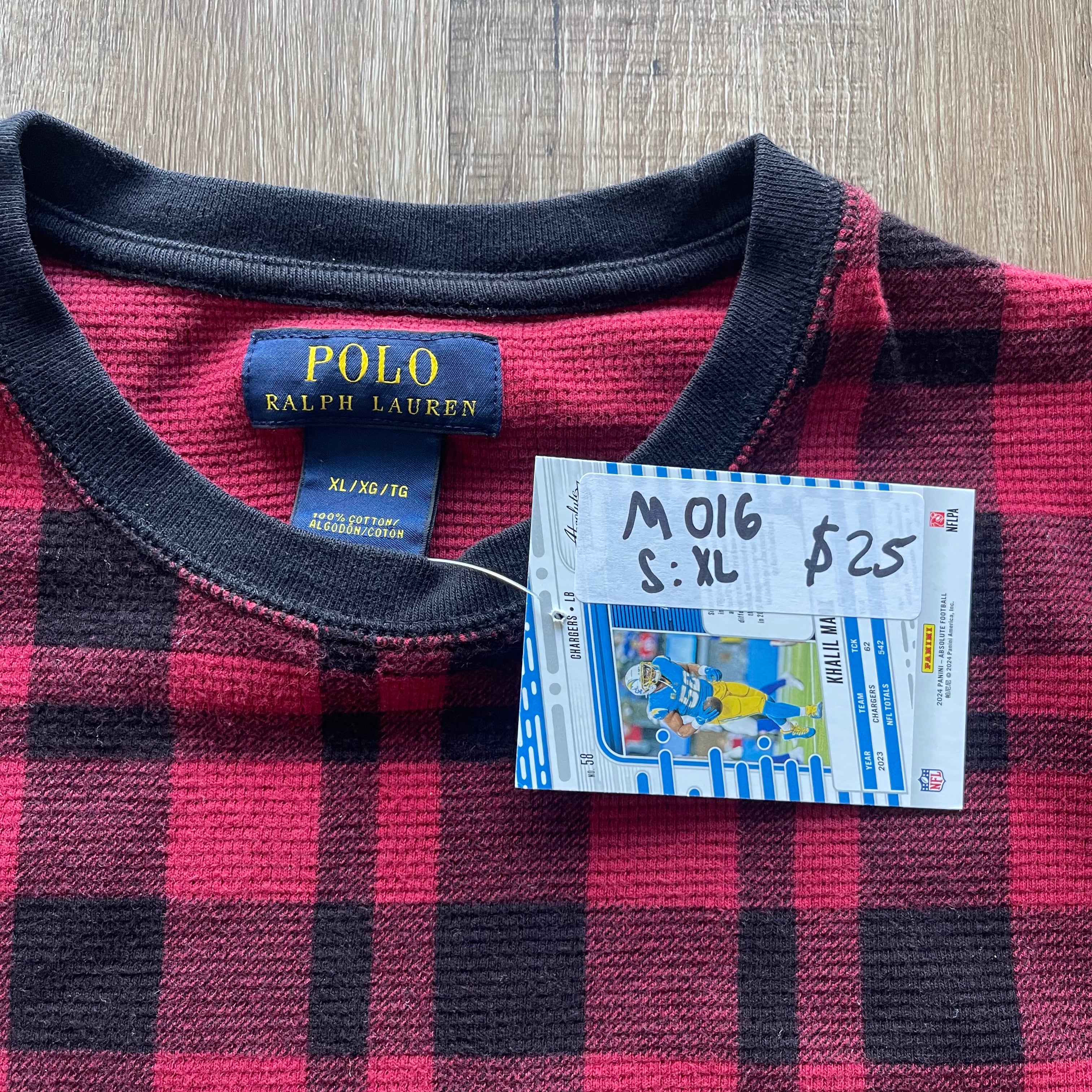 Ralph Lauren Plaid Thermal