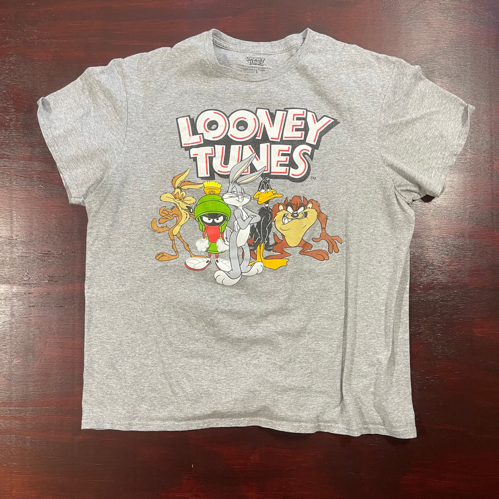 Looney tunes gray t shirt