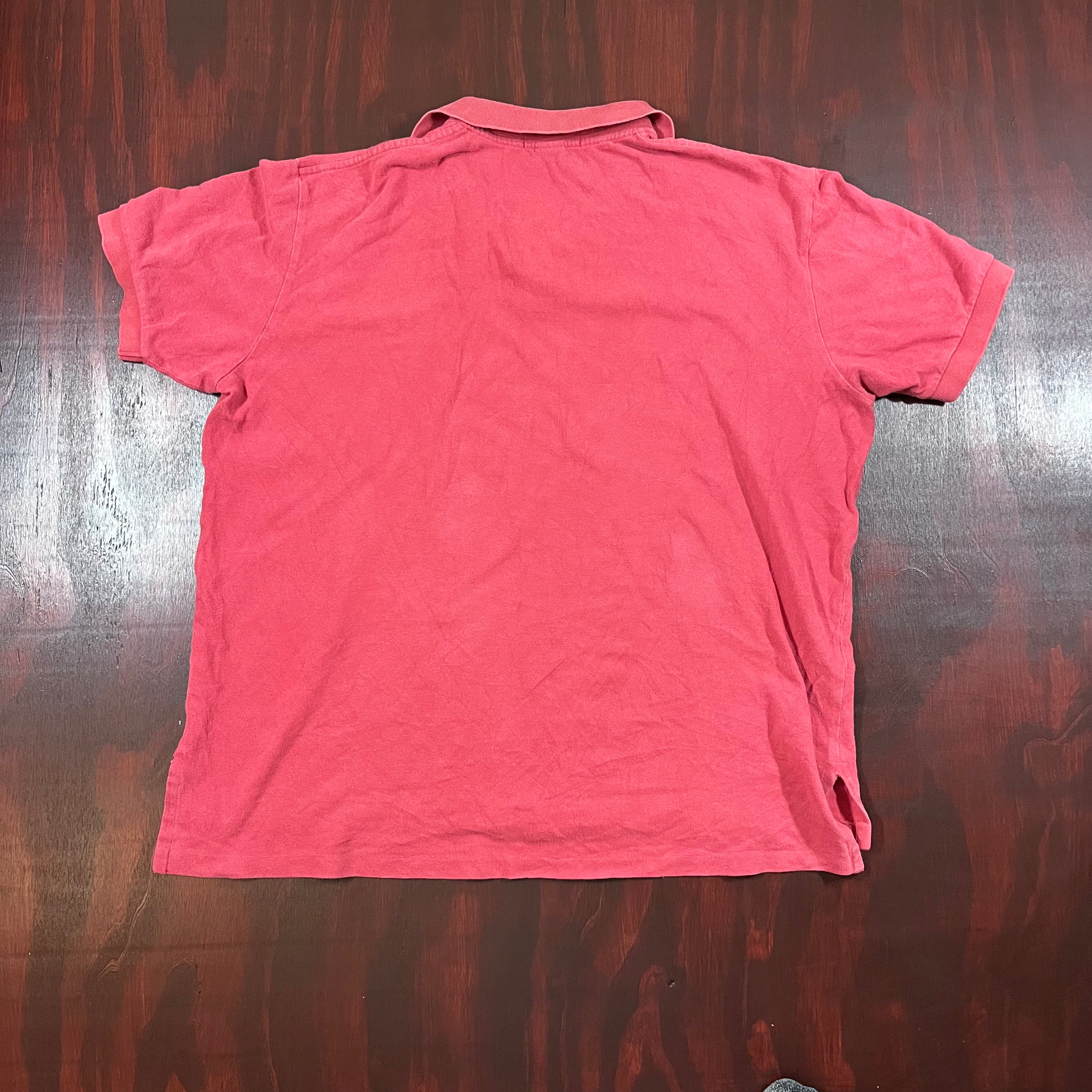 Red Ralph Lauren Polo shirt green horse and jockey