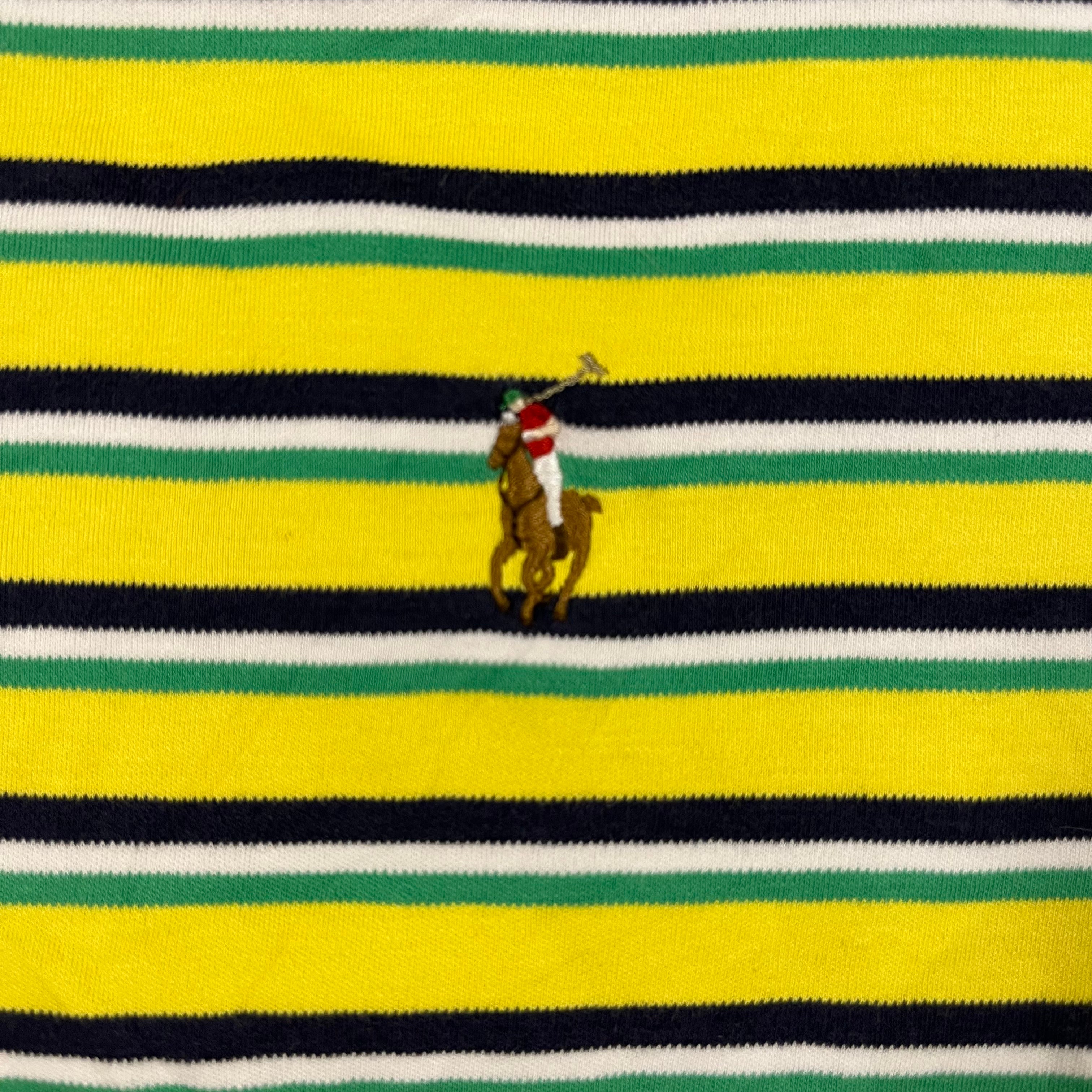 Ralph Lauren Striped POLO colored horse and jockey