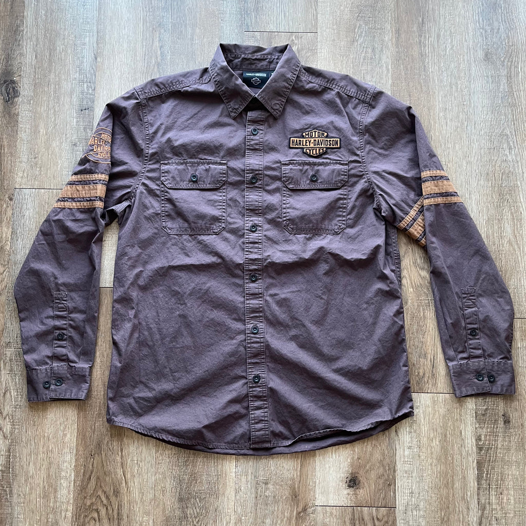 Harley Davidson Button Up