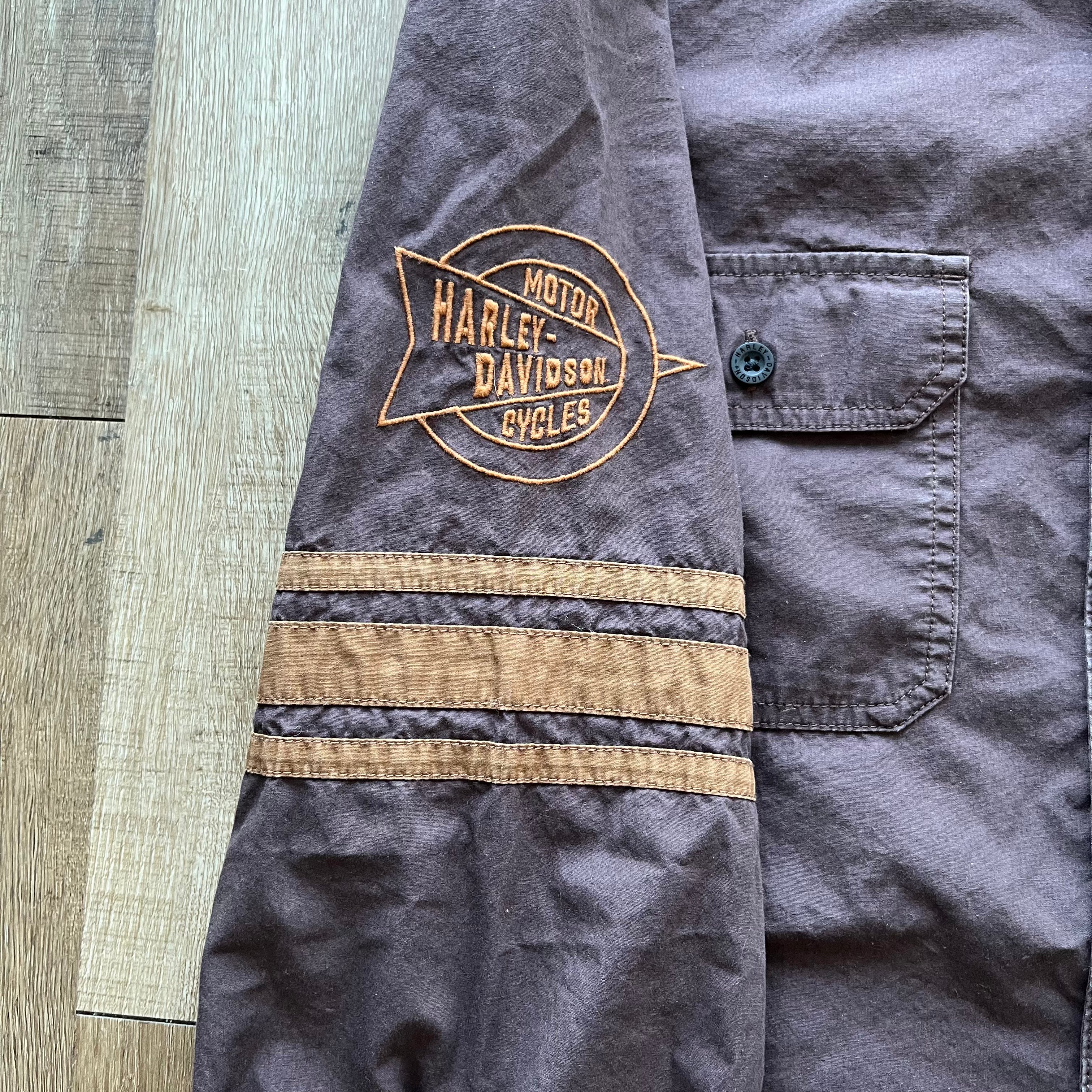 Harley Davidson Button Up